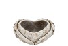 CONCRETE HEART TOP WINGS PLANTER STRAIGHT 21X19X8CM NM