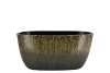 JADE FOREST GREEN BOWL ORCHID 43X17X15CM