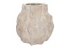 ALASKA WAVY SAND POT WITH NECK 37X35X35CM