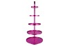 STORAGE SHELF FUCHSIA FOIL 63X63X155CM NM