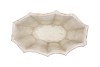 ALASKA WAVY SAND OVAL POT 31X19X21CM