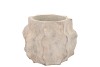 ALASKA WAVY SAND POT WITH NECK 20X20X16CM