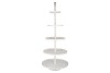 STORAGE SHELF WHITE MATT 63X63X155CM