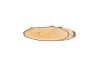 NATURE BIRCH SLICE OVAL D6-9CM / L10-15CM X 2CM