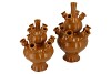 ROTTERDAM BROWN VASE TUBE 25X25X36CM NM