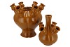 ROTTERDAM BROWN VASE TUBE 25X25X36CM NM