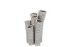 INGA BARRIER GREY VASE TUBE ACTIVE GLAZE 15X12X21CM NM