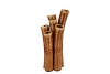 INGA BARRIER BROWN VASE TUBE ACTIVE GLAZE 17X14X28CM