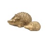 HEDGEHOG GLAZE SAND 16X9X8CM