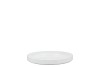 MELAMINE WHITE TRAY 22X22X2CM