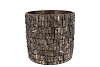 NEPAL IRON POT BIRCH MOSAIC 24X24X20M NM