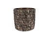 NEPAL IRON POT BIRCH MOSAIC 18X18X16M NM