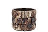 NEPAL IRON POT BIRCH MOSAIC 10X10X8M NM