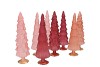 TWINKLE SWEETS PINK MIX GLASS TREE MATT ASS 9X25CM