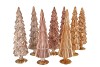 TWINKLE WARM SAND MIX GLASS TREE SHINY ASS 9X30CM NM