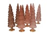 TWINKLE WARM SAND MIX GLASS TREE MATT ASS 9X30CM NM