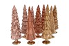 TWINKLE WARM SAND MIX GLASS TREE MATT ASS 9X30CM NM