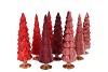 TWINKLE RED MIX GLASS TREE MATT ASS 9X25CM