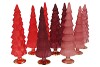 TWINKLE RED MIX GLASS TREE MATT ASS 9X35CM