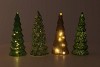 TWINKLE GREEN MIX GLASS TREE LIGHTS ASS 9X22CM NM