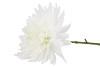 SILK DAHLIA POINTY WHITE 65CM