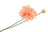 SILK DAHLIA SPIKE ORANGE 78CM