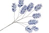 SILK PALM LEAF BLUE 150CM NM