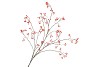 SILK BERRY BRANCHED RED 135CM NM