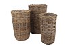 RATTAN IVY NATURAL CILINDER SET 3 23X40/27X45//34X50CM