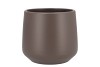 CERAMIC ORCHID POT TAUPE 16CM