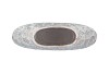 INGA JADA GREY OVAL VASE ACTIVE GLAZE STRUCTURE 32X12X26CM