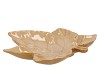 LEAF MAPLE PLATE WARM SAND 24X24X4CM