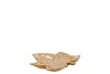 LEAF MAPLE PLATE WARM SAND 11X11X3CM