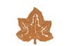 LEAF MAPLE PLATE BROWN 18X18X4CM