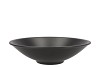 CERAMIC BOWL MAT ZWART FLAT ROUND 33X9CM