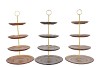 DAYAH WOODS BROWN MIX CAKE SHELF ASS 15/18/20/25X46CM NM