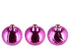 CHRISTMASBALL FUCHSIA SINGLE VASE ASS 11X11X10CM