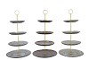 DAYAH BLACK MIX CAKE SHELF ASS 15/18/20/25X46CM