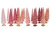 TWINKLE SWEETS PINK MIX GLASS TREE SHINY ASS 9X35CM