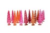 TWINKLE FUCHSIA MIX GLASS TREE SHINY ASS 9X25CM NM