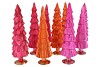 TWINKLE FUCHSIA MIX GLASS TREE MATT ASS 9X35CM NM