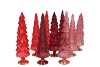 TWINKLE RED MIX GLASS TREE SHINY ASS 9X25CM