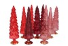 TWINKLE RED MIX GLASS TREE SHINY ASS 9X30CM