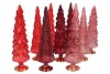 TWINKLE RED MIX GLASS TREE SHINY ASS 9X35CM