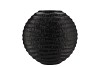 INGA JADA BLACK OVAL VASE WAVE 31X12X30CM