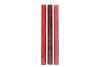 FROSTY RED MIX TAPER CANDLE 2X25CM