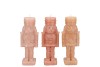 FROSTY NUTCRACKER WARM SAND MIX CANDLE 4X4X12CM