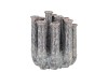 INGA JAHRA GREY VASE TUBE ACTIVE GLAZE 20X16X24CM