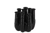 INGA JAHRA BLACK VASE TUBE 15X13X18CM NM