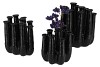 INGA JAHRA BLACK VASE TUBE 15X13X18CM